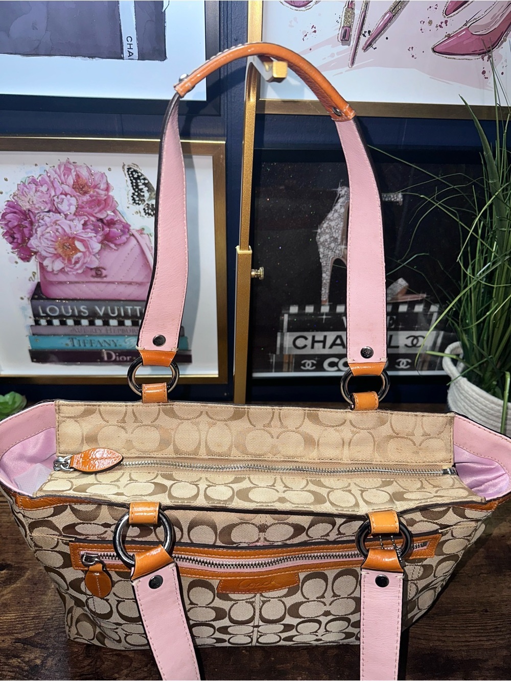 Coach Penelope Signature Tote - Picture 6 of 15